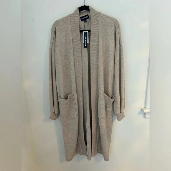 Steve Madden Marla Open Front Long Cardigan NWT - Picture 4 of 9